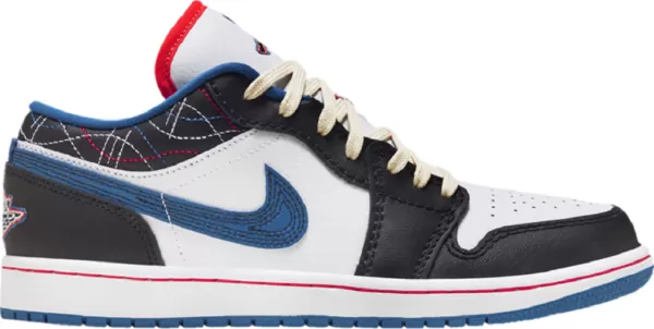 Giày Nike Air Jordan 1 Low ‘Blue Sashiko’